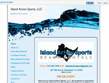 Tablet Screenshot of islandactionsports.com